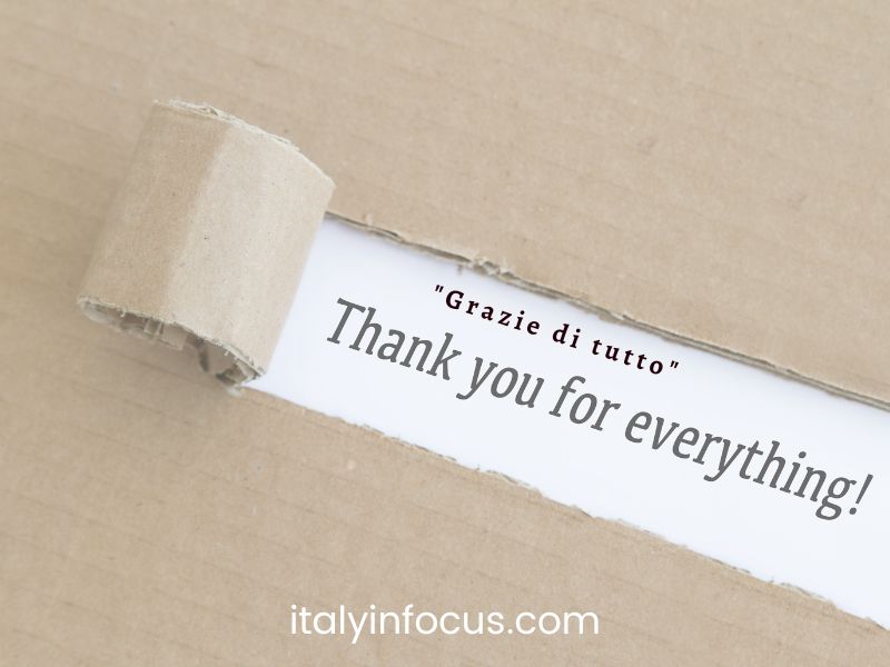 Grazie di tutto